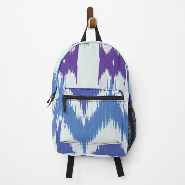 Item preview, Traditional Uzbek Ikat Textile Design with Zigzags designed and sold by Theerapol Buphasiri.