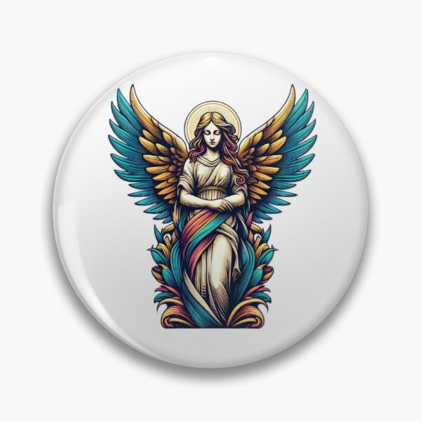 Item preview, Superhero angel with colorful wings,Angel,angel art,divine power,Superhero designed and sold by Expressions-Sel.