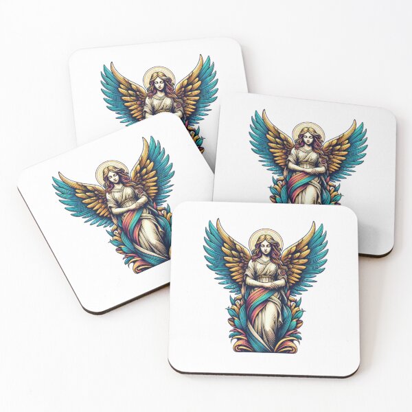 Item preview, Superhero angel with colorful wings,Angel,angel art,divine power,Superhero designed and sold by Expressions-Sel.