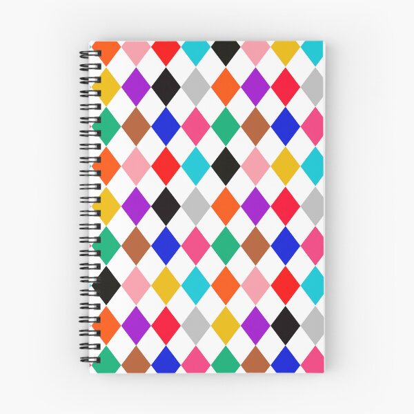 Item preview, Multicolored Harlequin Diamonds Pattern Design designed and sold by PatternTitan.
