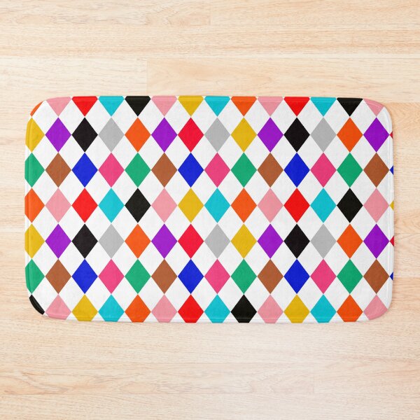 Item preview, Multicolored Harlequin Diamonds Pattern Design  designed and sold by PatternTitan.