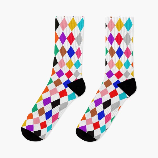 Item preview, Multicolored Harlequin Diamonds Pattern Design  designed and sold by PatternTitan.