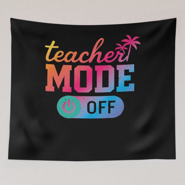 Item preview, Funny Teacher Saying Vibrant Gradient End of Year Tropical designed and sold by Art2Me.