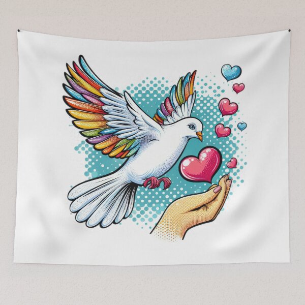 Item preview, Superhero angel white dove love,Angel,angel art,divine power,Superhero designed and sold by Expressions-Sel.