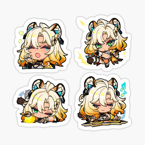 Item preview, Xilonen Sticker Set Genshin Impact designed and sold by Astral Drop.