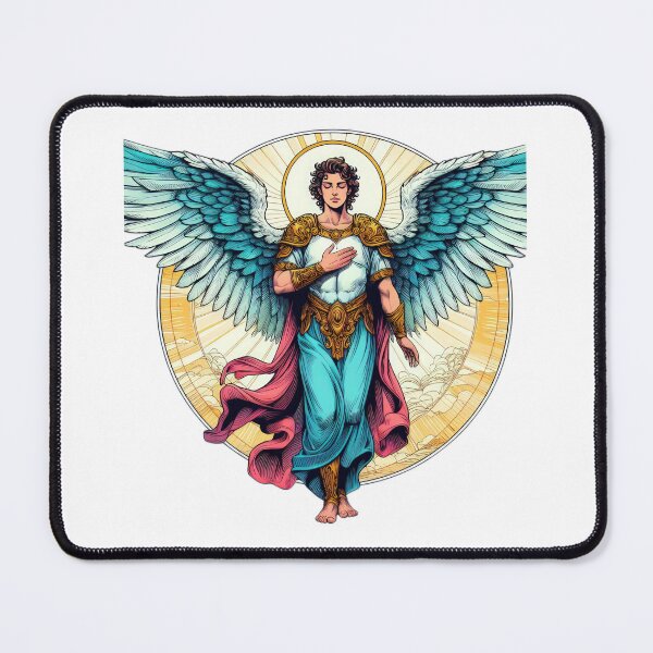 Item preview, Superhero Archangel Michael with angelic wings,Angel,angel art,divine power,Superhero designed and sold by Expressions-Sel.