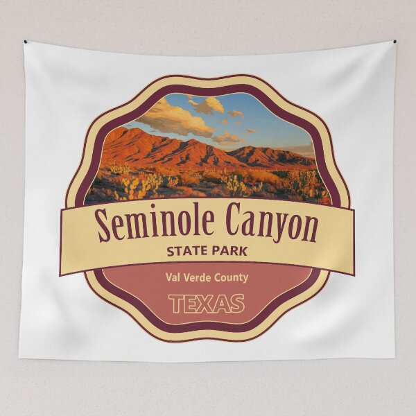Item preview, Seminole Canyon State Park, Val Verde County, Texas designed and sold by Wanderful-roads.