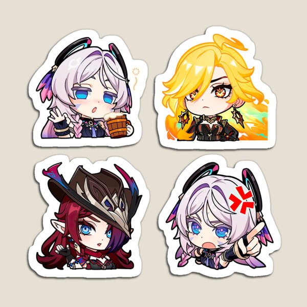 Item preview, Citlali, Mavuika & Chasca Sticker Set Genshin Impact designed and sold by Astral Drop.