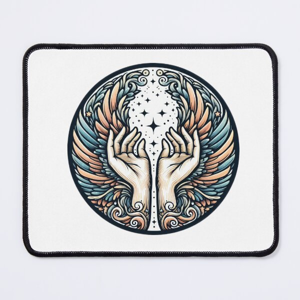 Item preview, Superhero angelic hands with angelic wings,Angel,angel art,divine power,Superhero designed and sold by Expressions-Sel.