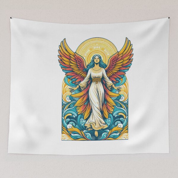 Item preview, Superhero angel woman with angelic wings,Angel,angel art,divine power,Superhero designed and sold by Expressions-Sel.