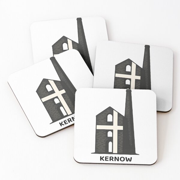 Item preview, “Kernow” – Cornish Pride Design with St. Piran’s Flag and Engine House designed and sold by celtveor.