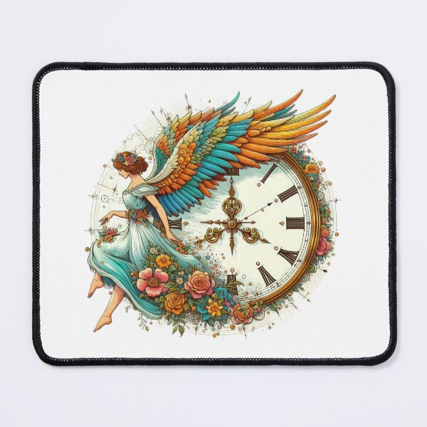 Item preview, Superhero angel woman with angelic wings and a watch,Angel,angel art,divine power,Superhero designed and sold by Expressions-Sel.