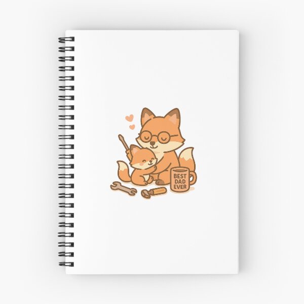Item preview, Fox Dad Hugging Cub with Tools designed and sold by Daniel-DL.
