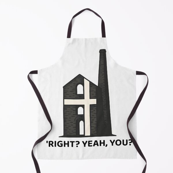 Item preview, “’Right? Yeah, You?” – Cornish Engine House Design with Local Dialect designed and sold by celtveor.