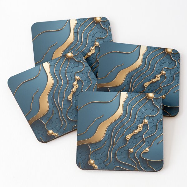 Item preview, Golden Circuitry designed and sold by Kaleidoscope Print.
