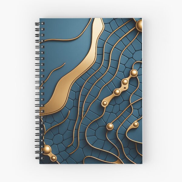 Item preview, Golden Circuitry designed and sold by Kaleidoscope Print.