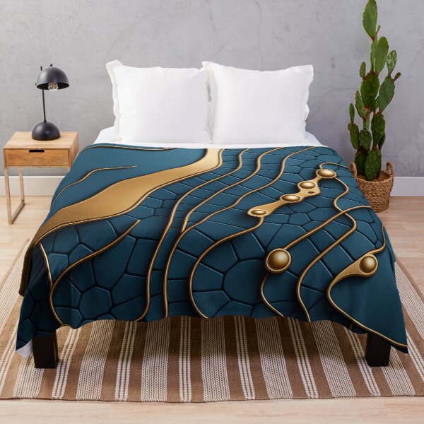 Item preview, Golden Circuitry designed and sold by Kaleidoscope Print.