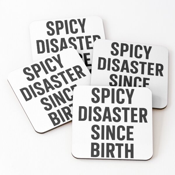 Item preview, Spicy Disaster Since Birth | Funny Bold Quote T-Shirt Design designed and sold by MAF_Merch.