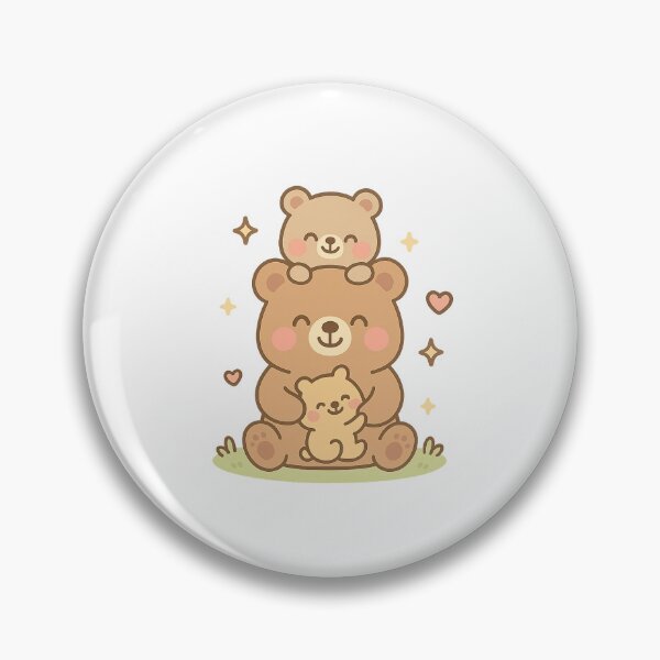Item preview, Bear Dad & Cub – Shoulder Ride of Love designed and sold by Daniel-DL.