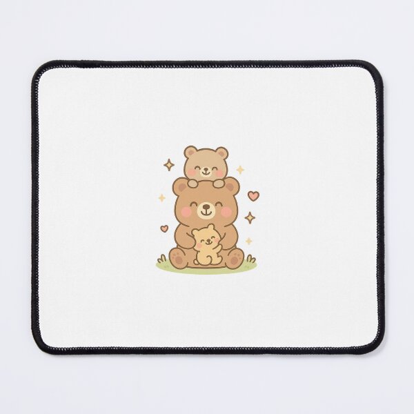 Item preview, Bear Dad & Cub – Shoulder Ride of Love designed and sold by Daniel-DL.