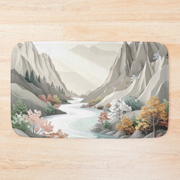 Item preview, Whispering Gorge with Autumn Colors designed and sold by In Linear.