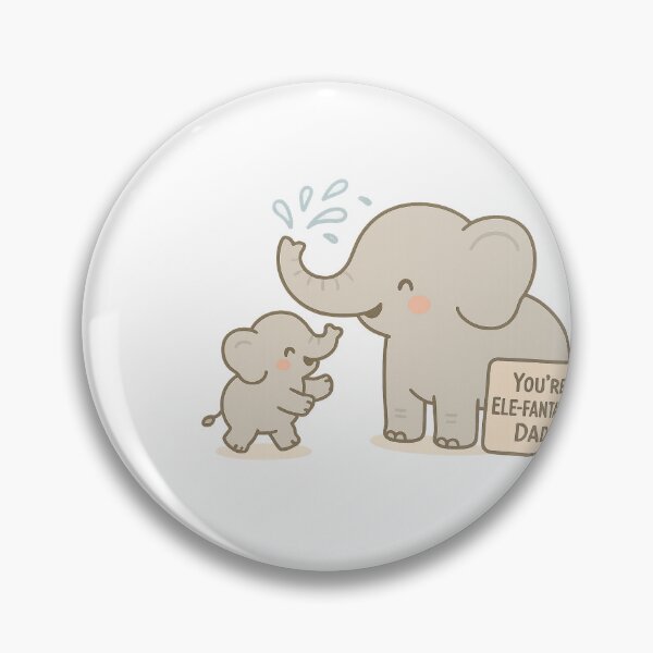Item preview, Ele-Fantastic Dad and Baby Elephant designed and sold by Daniel-DL.