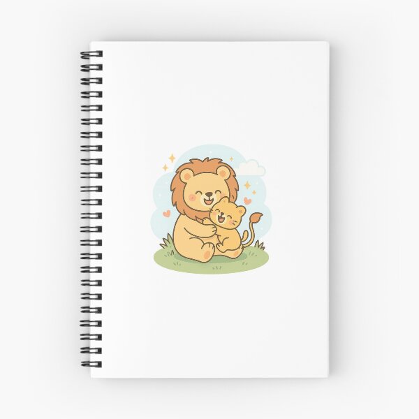 Item preview, Lion Dad & Cub – Playful Pounce designed and sold by Daniel-DL.