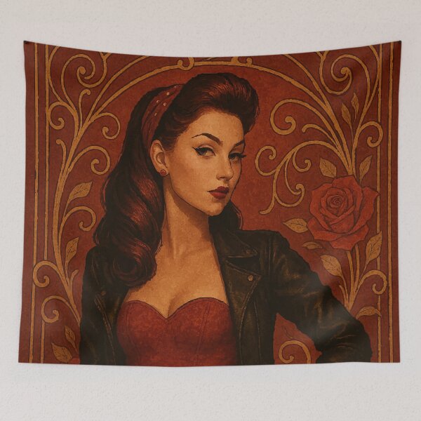 Item preview, Scarlet Rose: Rebel in Red designed and sold by AbstractAnom.