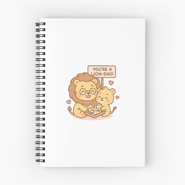 Item preview, Lion Dad and Cub with Breakfast Tray designed and sold by Daniel-DL.