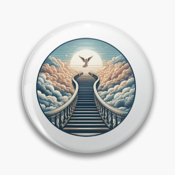 Item preview, Superhero angel stairs in the sky,Angel,angel art,divine power,Superhero designed and sold by Expressions-Sel.