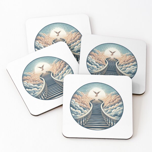 Item preview, Superhero angel stairs in the sky,Angel,angel art,divine power,Superhero designed and sold by Expressions-Sel.