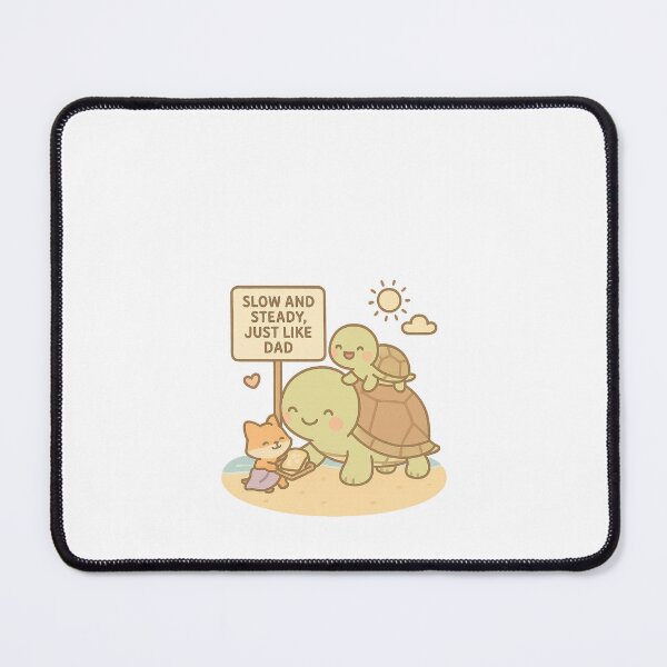 Item preview, Turtle Dad with Baby on the Beach designed and sold by Daniel-DL.