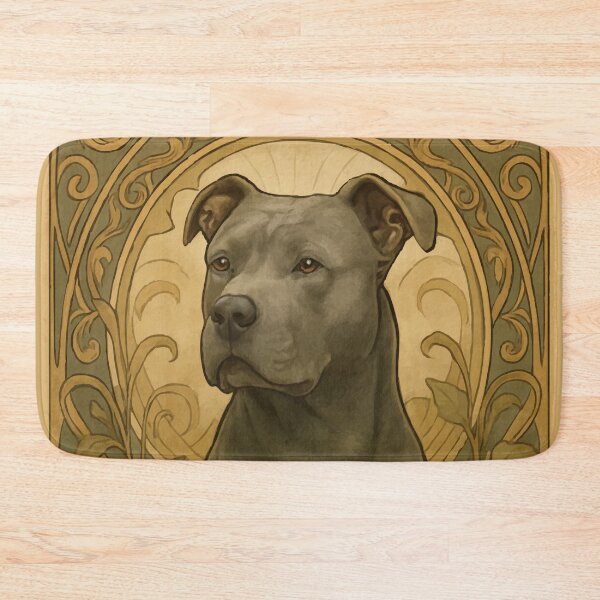 Item preview, Guardian Grace: Art Nouveau Pit Bull designed and sold by AbstractAnom.