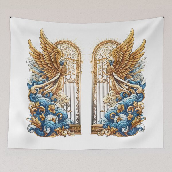 Item preview, Superhero angel golden heavenly gate,Angel,angel art,divine power,Superhero designed and sold by Expressions-Sel.