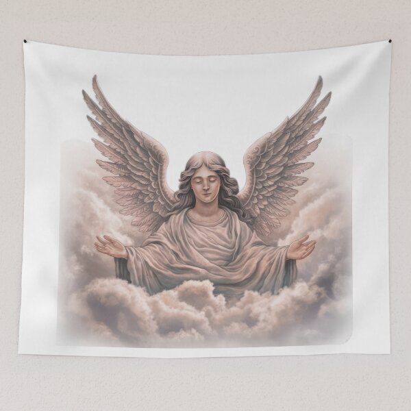Item preview, Superhero angel in the clouds,Angel,angel art,divine power,Superhero designed and sold by Expressions-Sel.