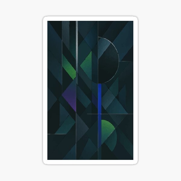 Item preview, Midnight Construct: Geometric Eclipse designed and sold by AbstractAnom.
