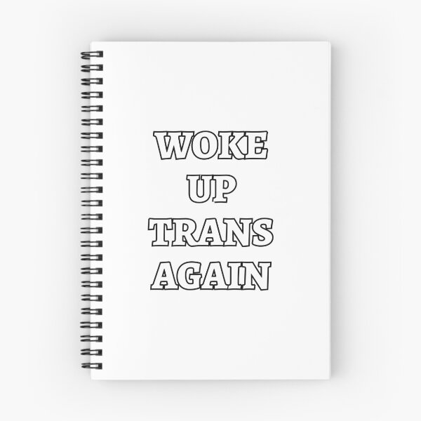 Item preview, Woke up trans again - funny trans humor designed and sold by Inspirationmotivation.