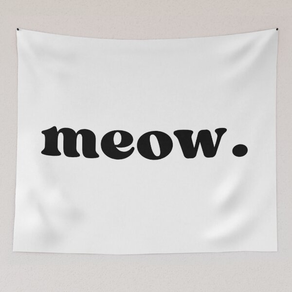 Item preview, Meow. designed and sold by SWETA HALDER.