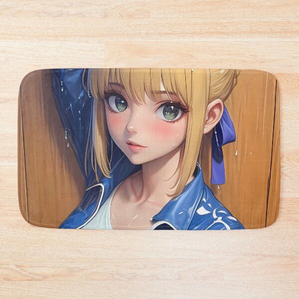 Artikelvorschau, Saber Fate Stay Night Blaue Jacke Bold Gaze Anime Girl Athletic Vibe entworfen und verkauft von mildaclairmo.