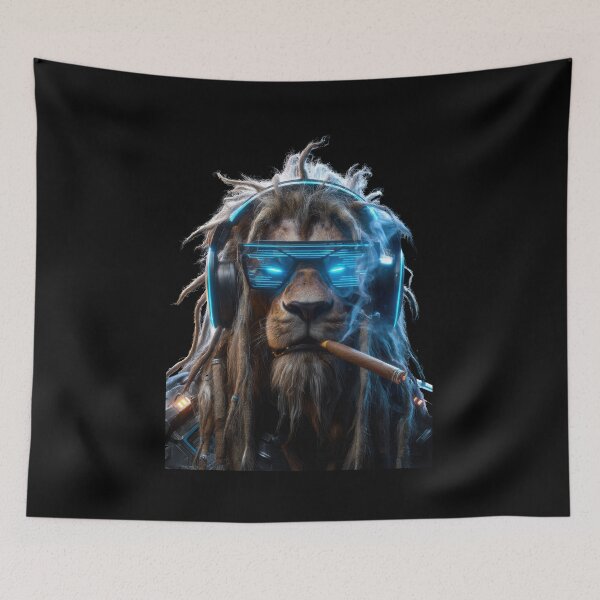Item preview, Lion cyber humanoid designed and sold by Eakpixx.