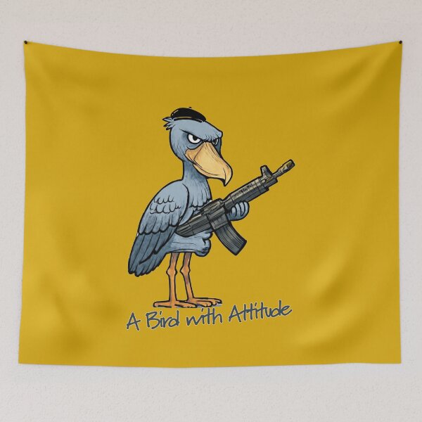 Item preview, A Bird with Attitude  Shoebill designed and sold by The Digital Compass.