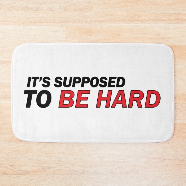 Item preview, It's supposed to be hard - Life quote designed and sold by Positive Mindzet!.