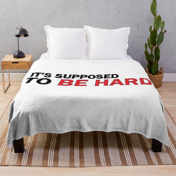 Item preview, It's supposed to be hard - Life quote designed and sold by Positive Mindzet!.