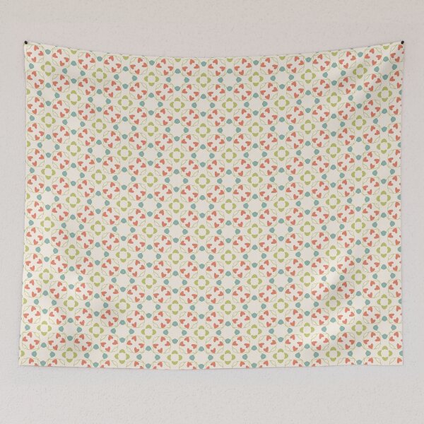 Item preview, pattern vintage flowers colorful seamless repeat designed and sold by Abrahamjrnd.