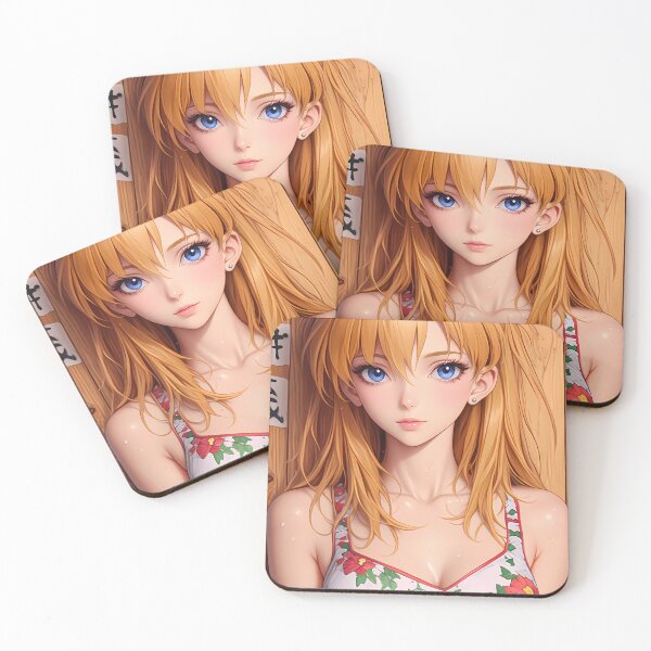 Item preview, Asuka Langley Soryu Evangelion Anime Girl Summer Floral Top Confidence designed and sold by kludtmiessek.