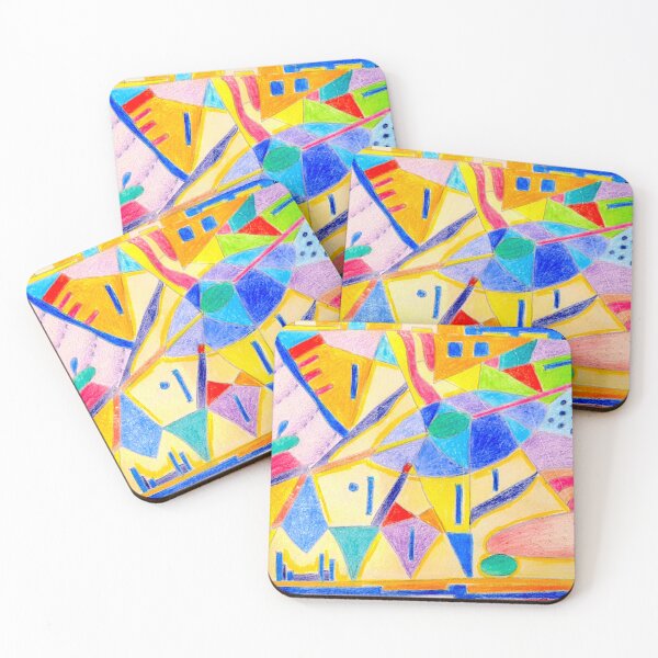Item preview, town abstract designed and sold by Tereza Pilar  Art.