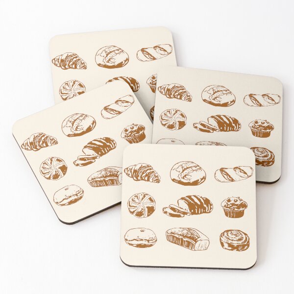 Item preview, Rustic Bread & Pastries Illustration designed and sold by MaiZephyr.