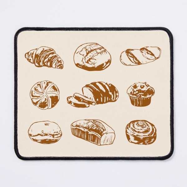 Item preview, Rustic Bread & Pastries Illustration designed and sold by MaiZephyr.
