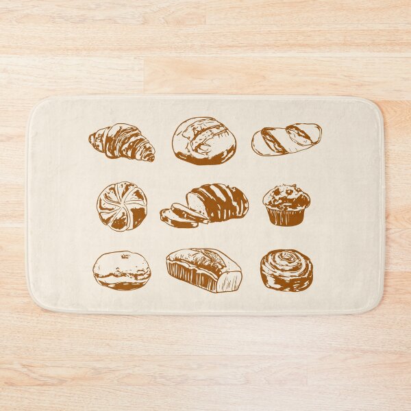 Item preview, Rustic Bread & Pastries Illustration designed and sold by MaiZephyr.
