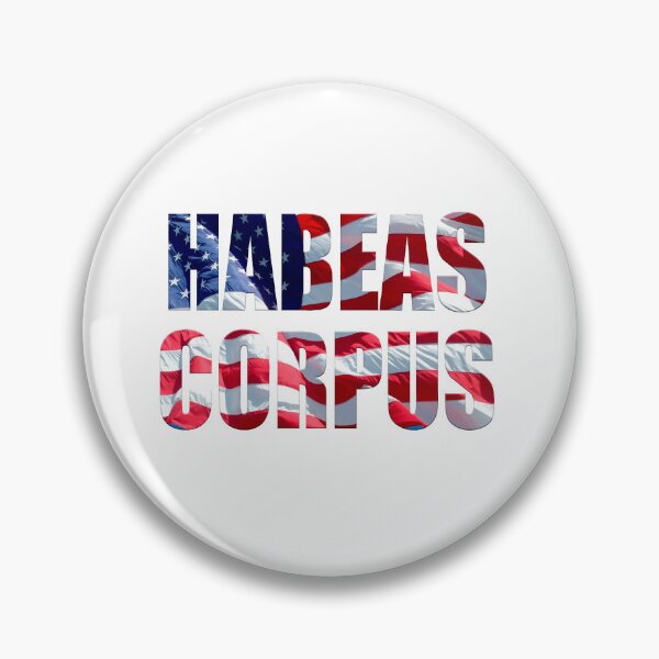 Item preview, The legal term “Habeas Corpus” with an overlay of the American flag.  designed and sold by funkyworm.